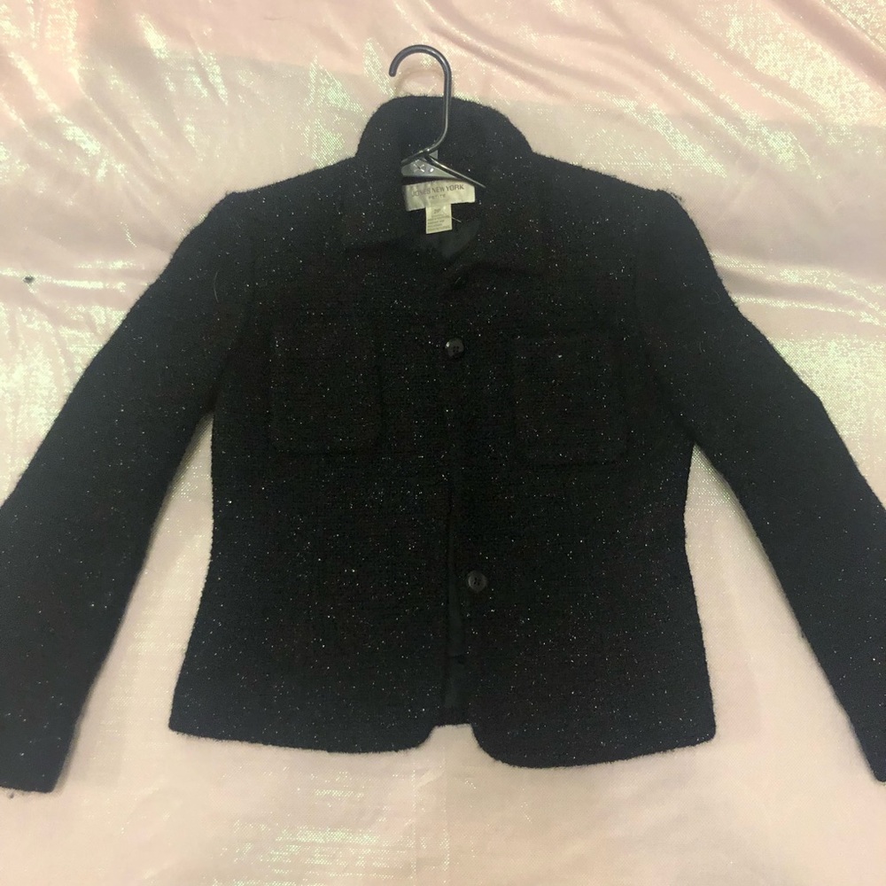 Black sparkly blazer